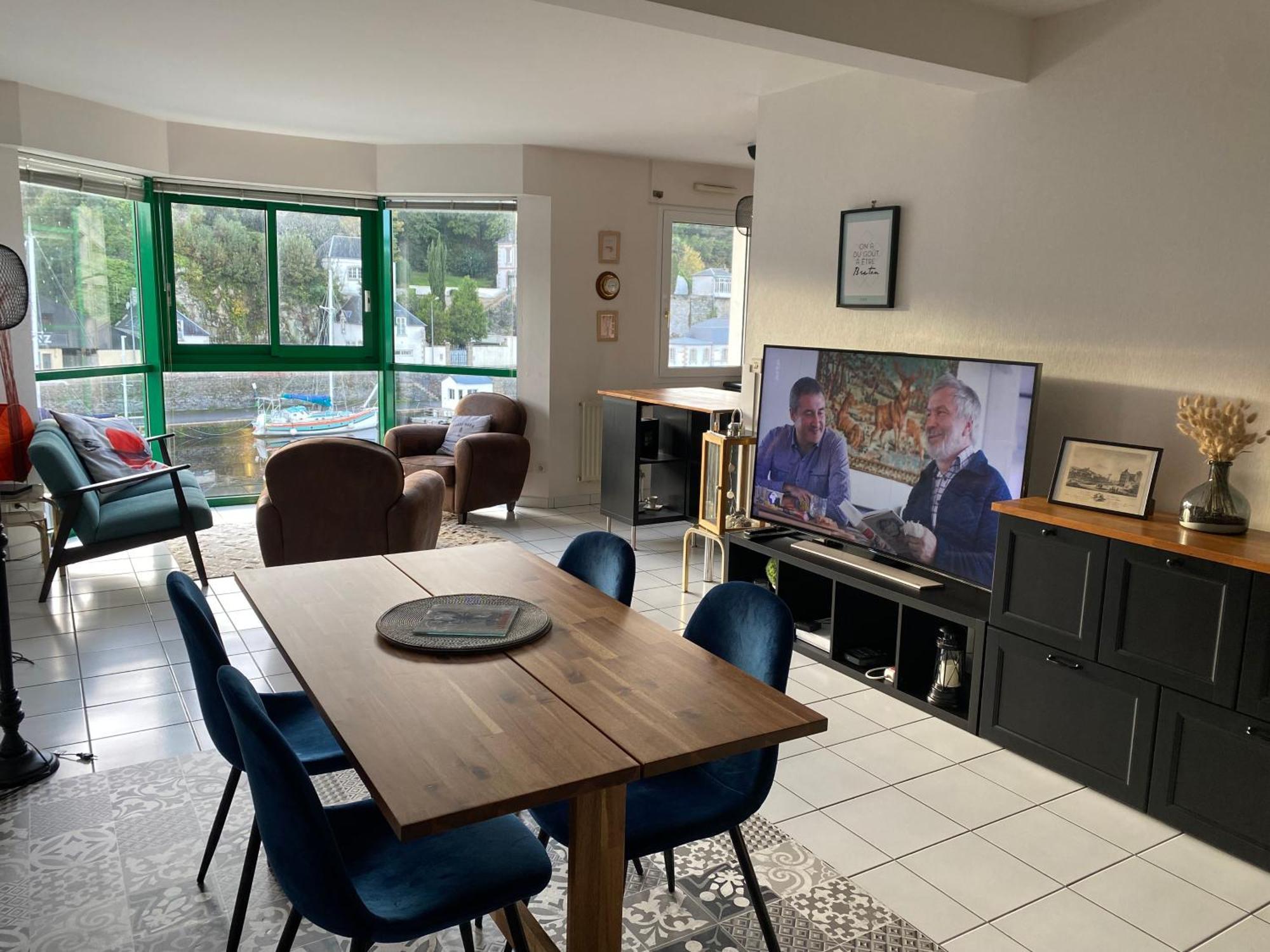 Ferienwohnung Voiles Sur Morlaix: Vue Port, 4 Personnes, Parking Exterior foto